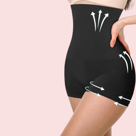 High-Waist Seamless Body Shaper Shorts for Tummy, Waist & Thigh Control